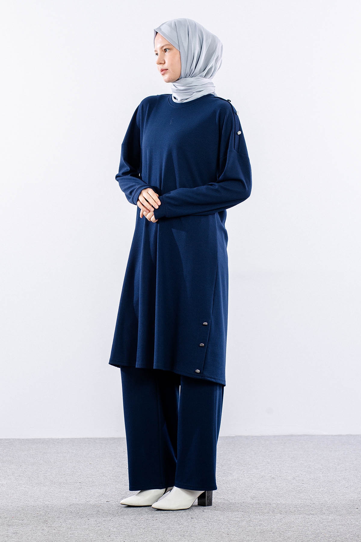 4540 Takim 4-5-6 Dugme - Lacivert - 3