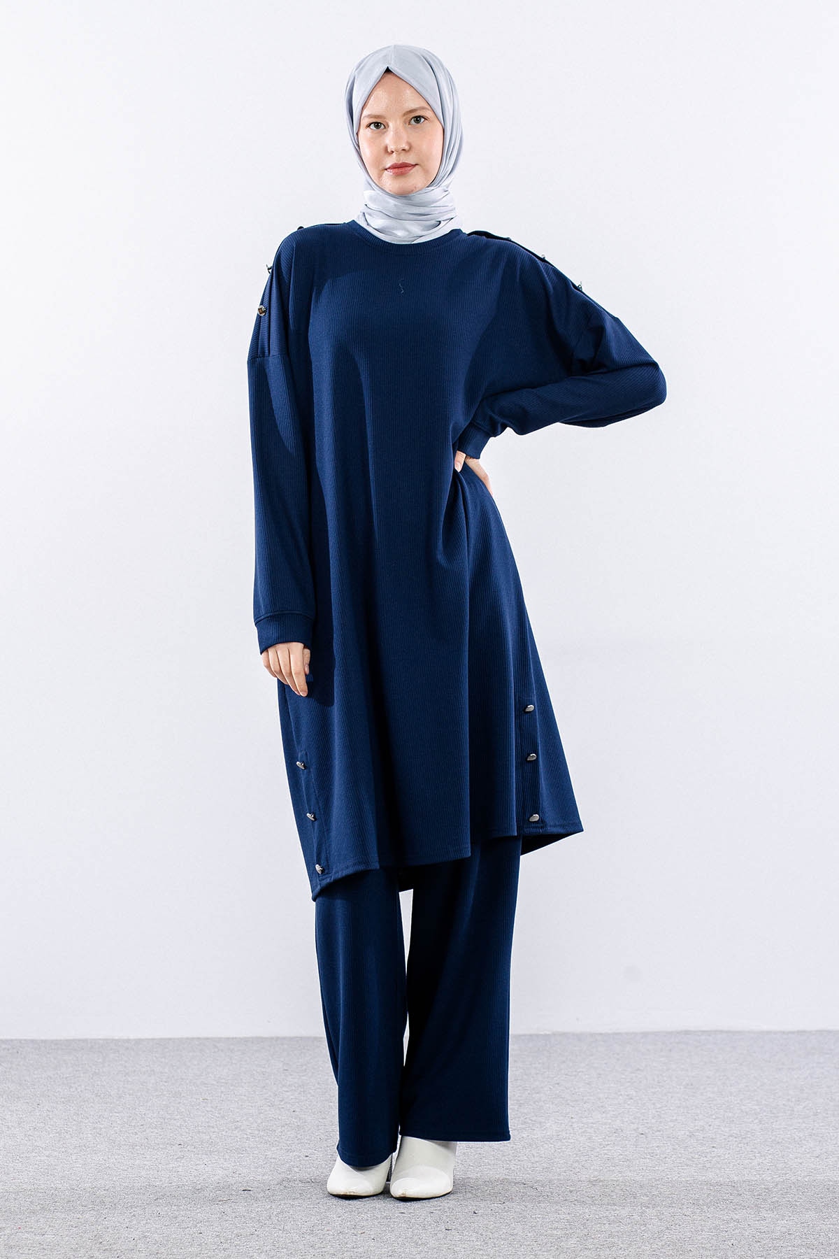 4540 Takim 4-5-6 Dugme - Lacivert - 5