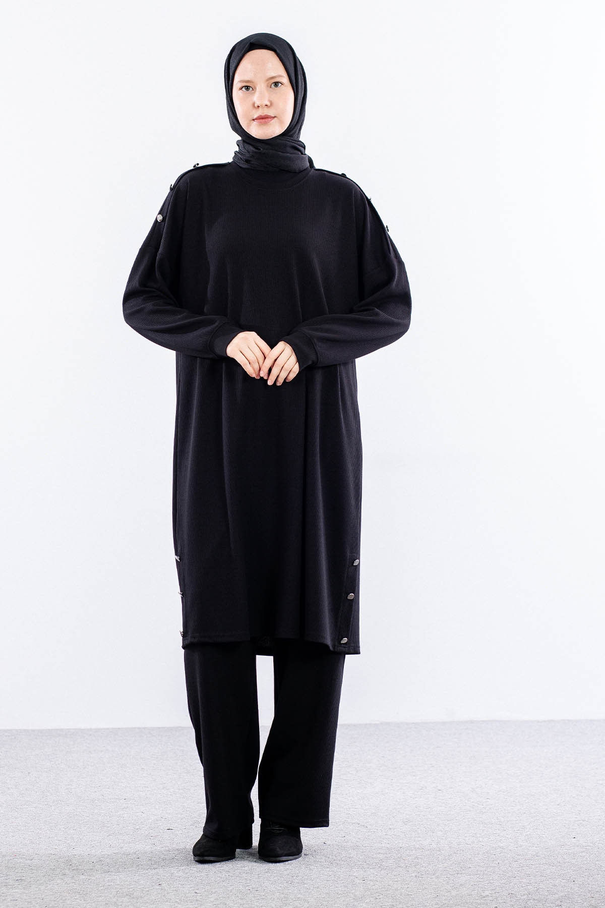 4540 Takim 4-5-6 Dugme - Siyah - 1