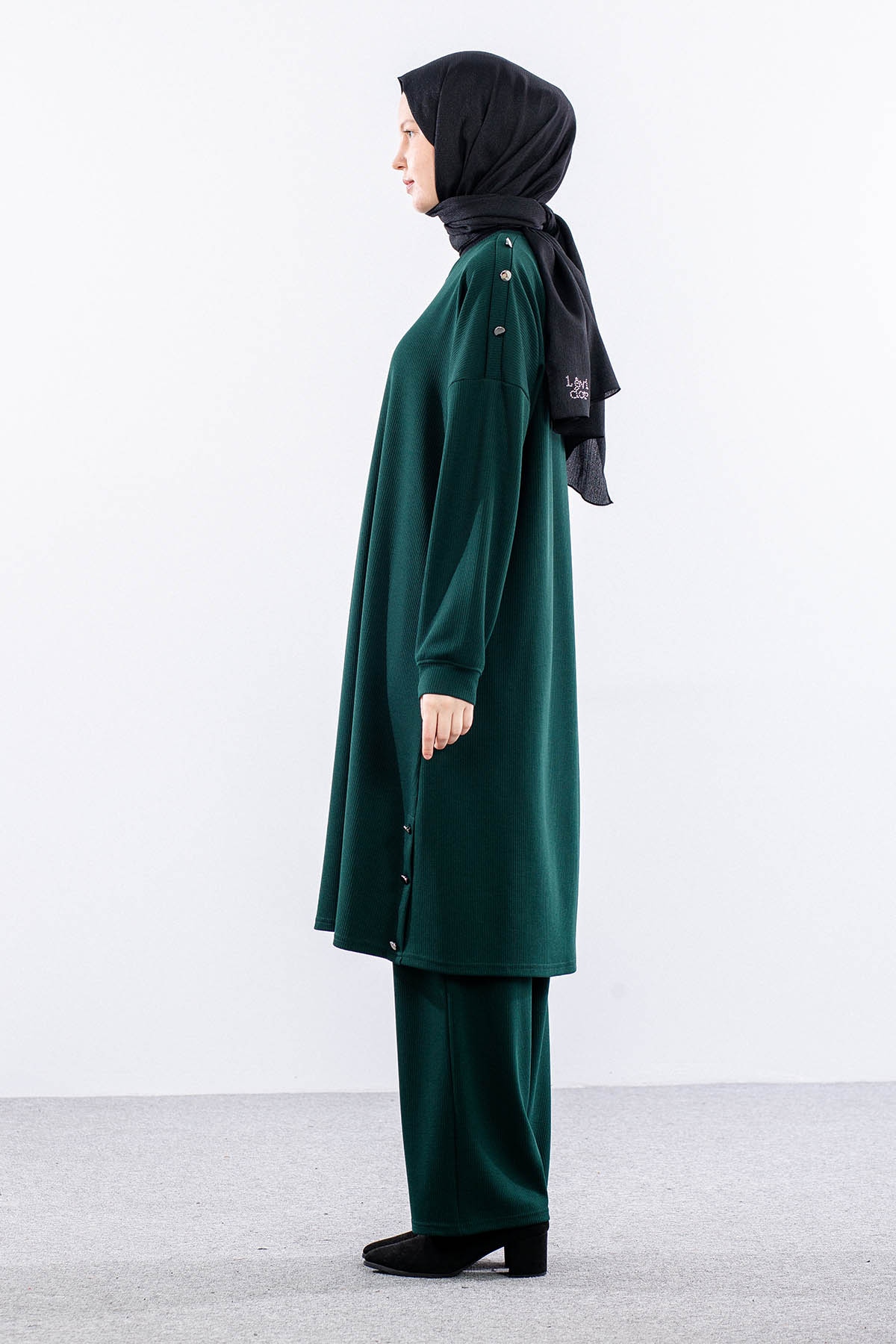 4540 Takim 4-5-6 Dugme - Zumrut - 5