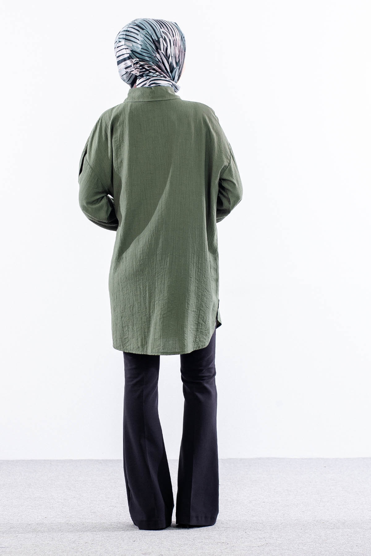 5009 Tunik 42-50 - Yesil - 5