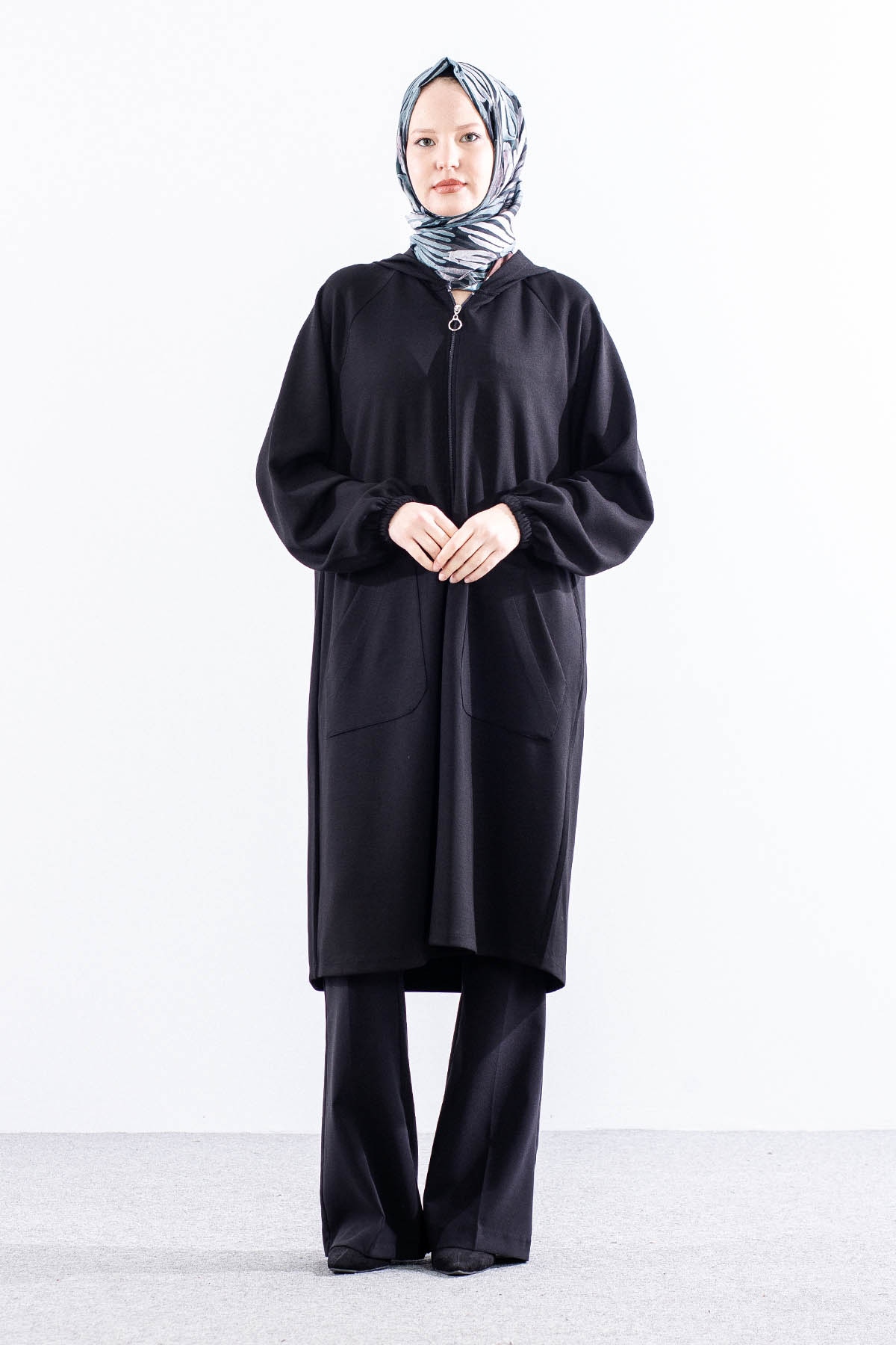 5015 Kap - Hirka 42-46 - Siyah - 1