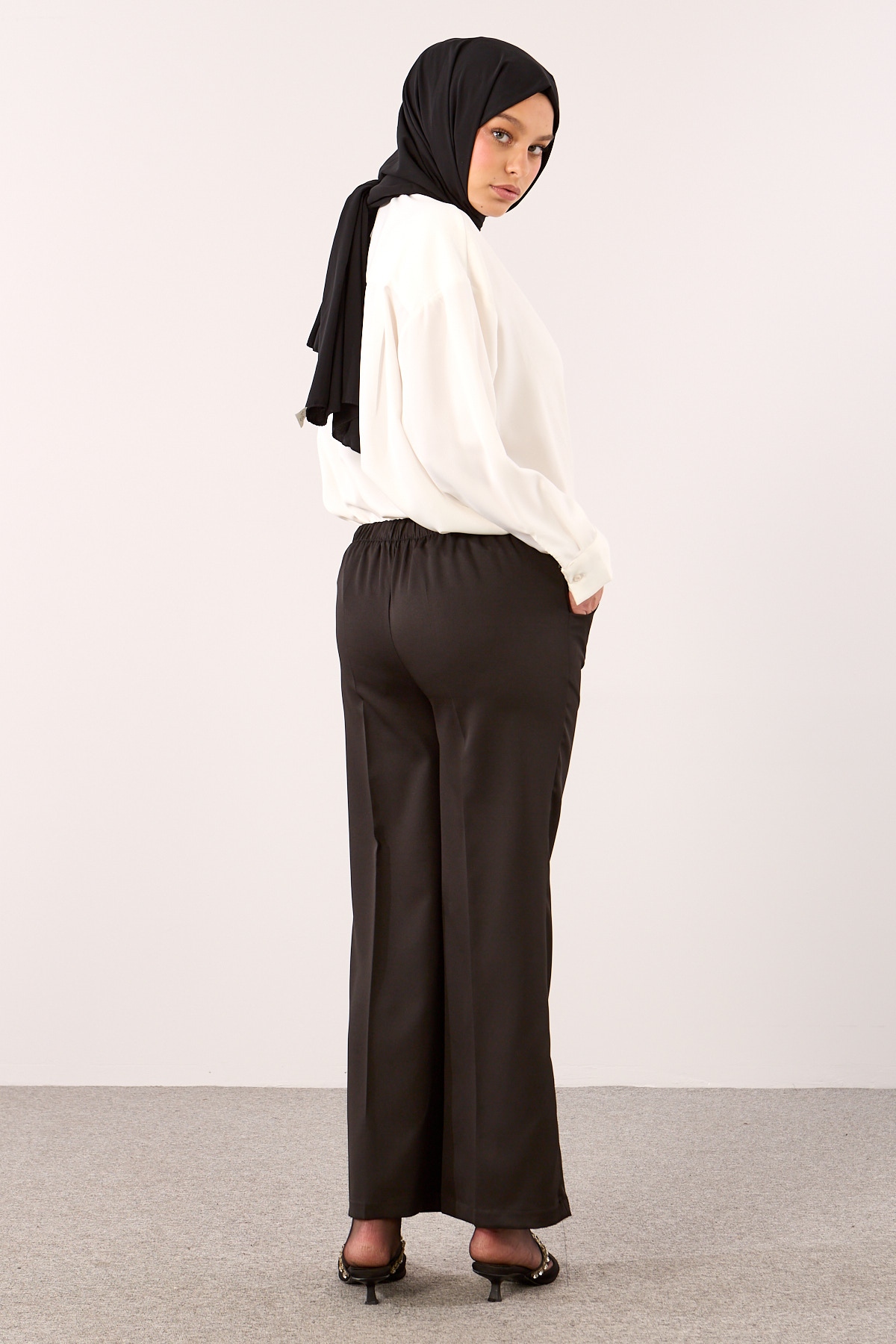 5016 Pantolon 40-50 - Siyah - 4