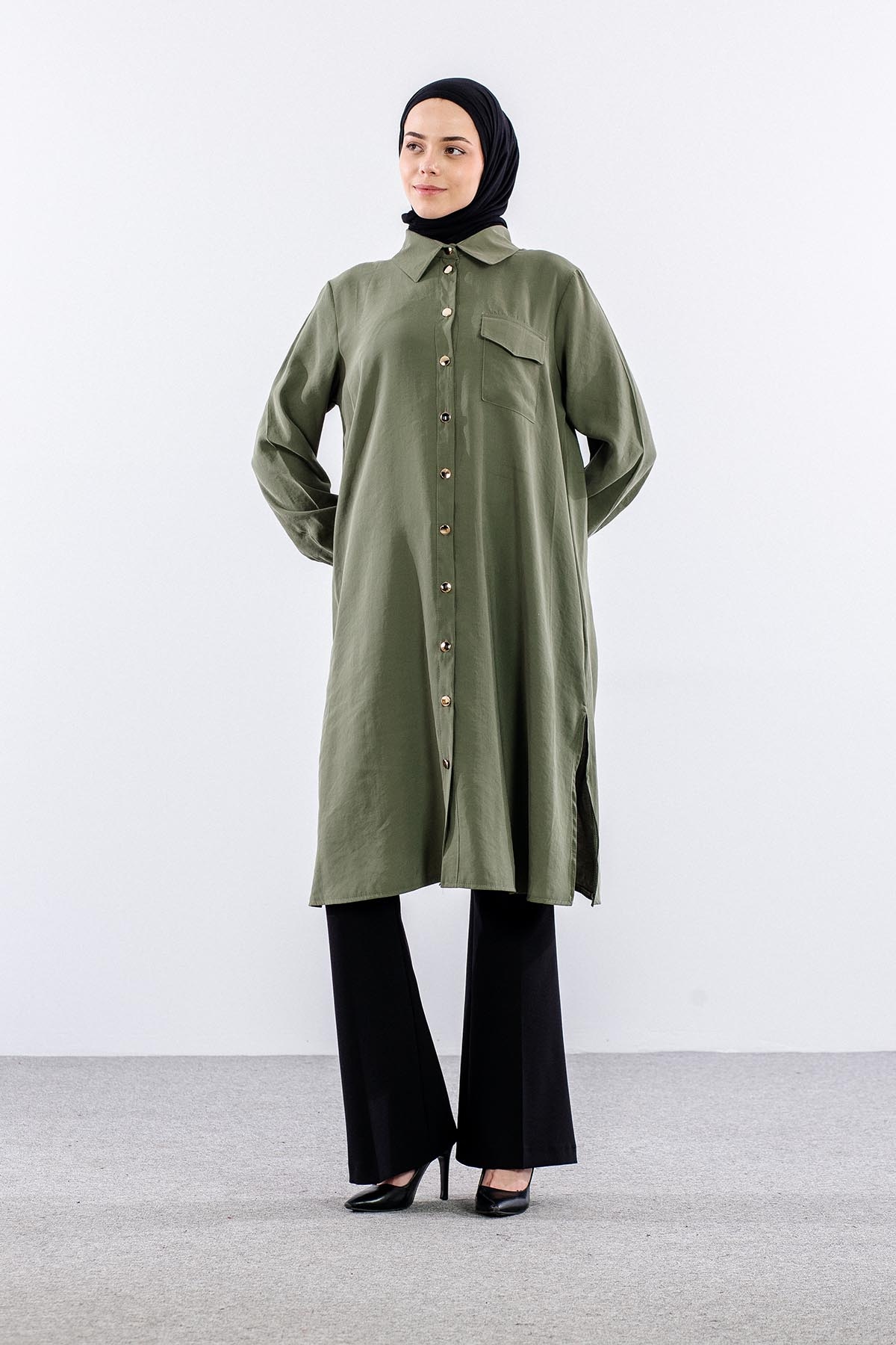 5042 Tunik 44-52 - Haki - 1