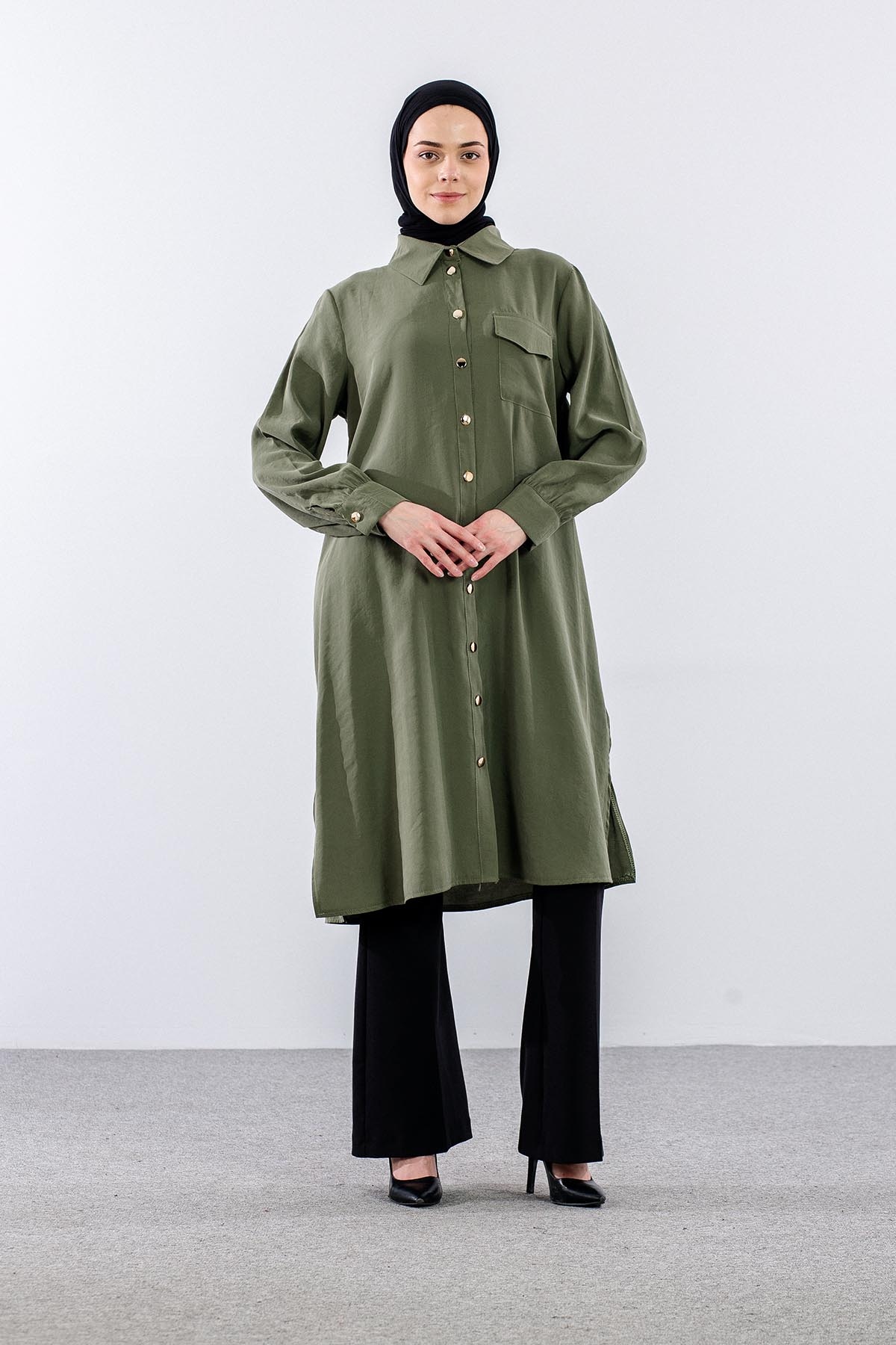 5042 Tunik 44-52 - Haki - 2