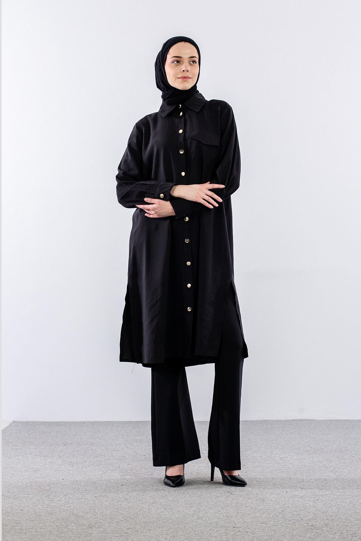 5042 Tunik 44-52 - Siyah - 2