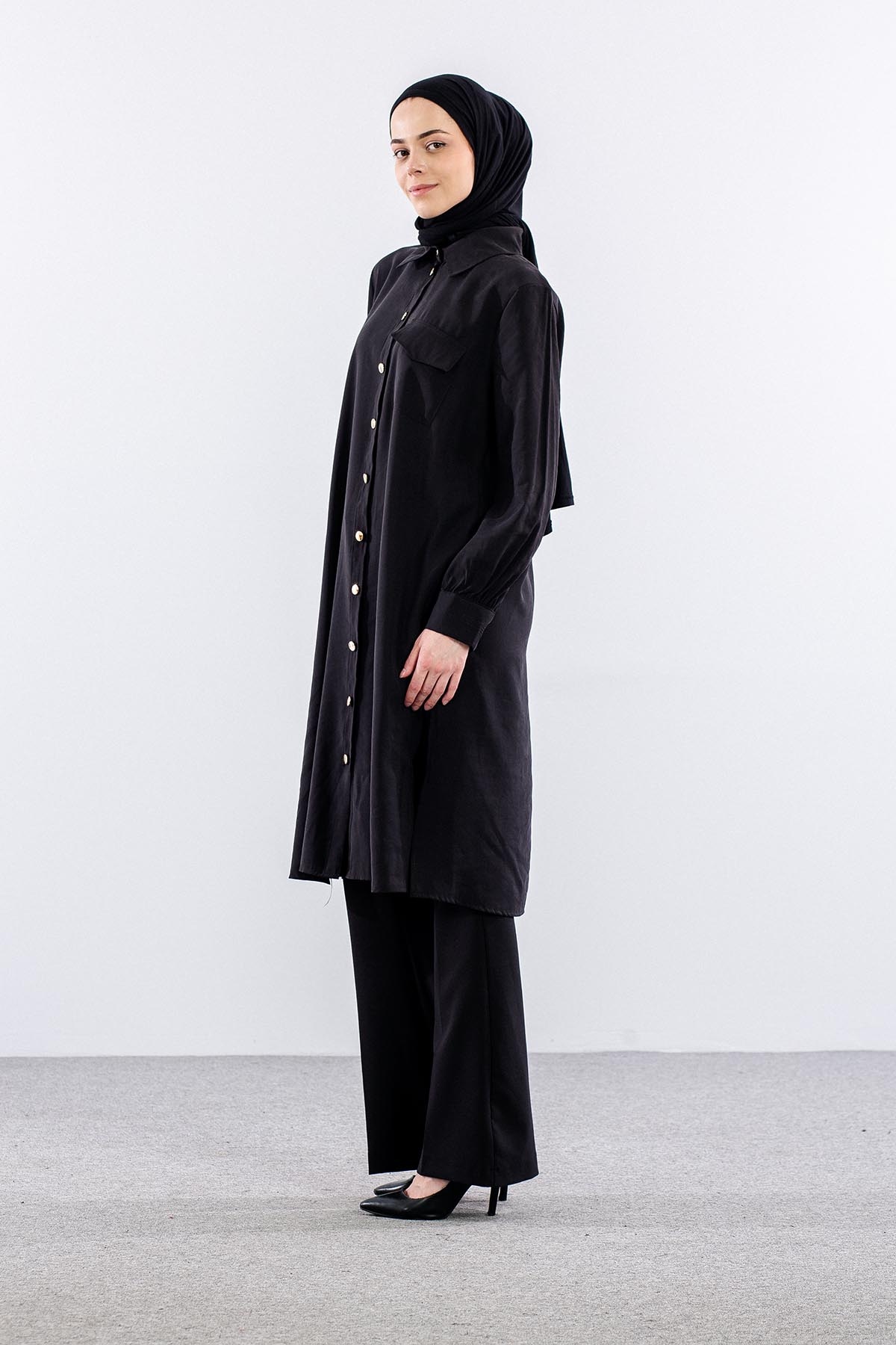 5042 Tunik 44-52 - Siyah - 4
