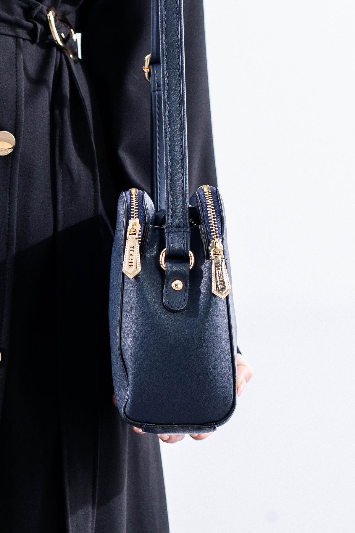 5188 şik Bayan çanta - Lacivert - 3