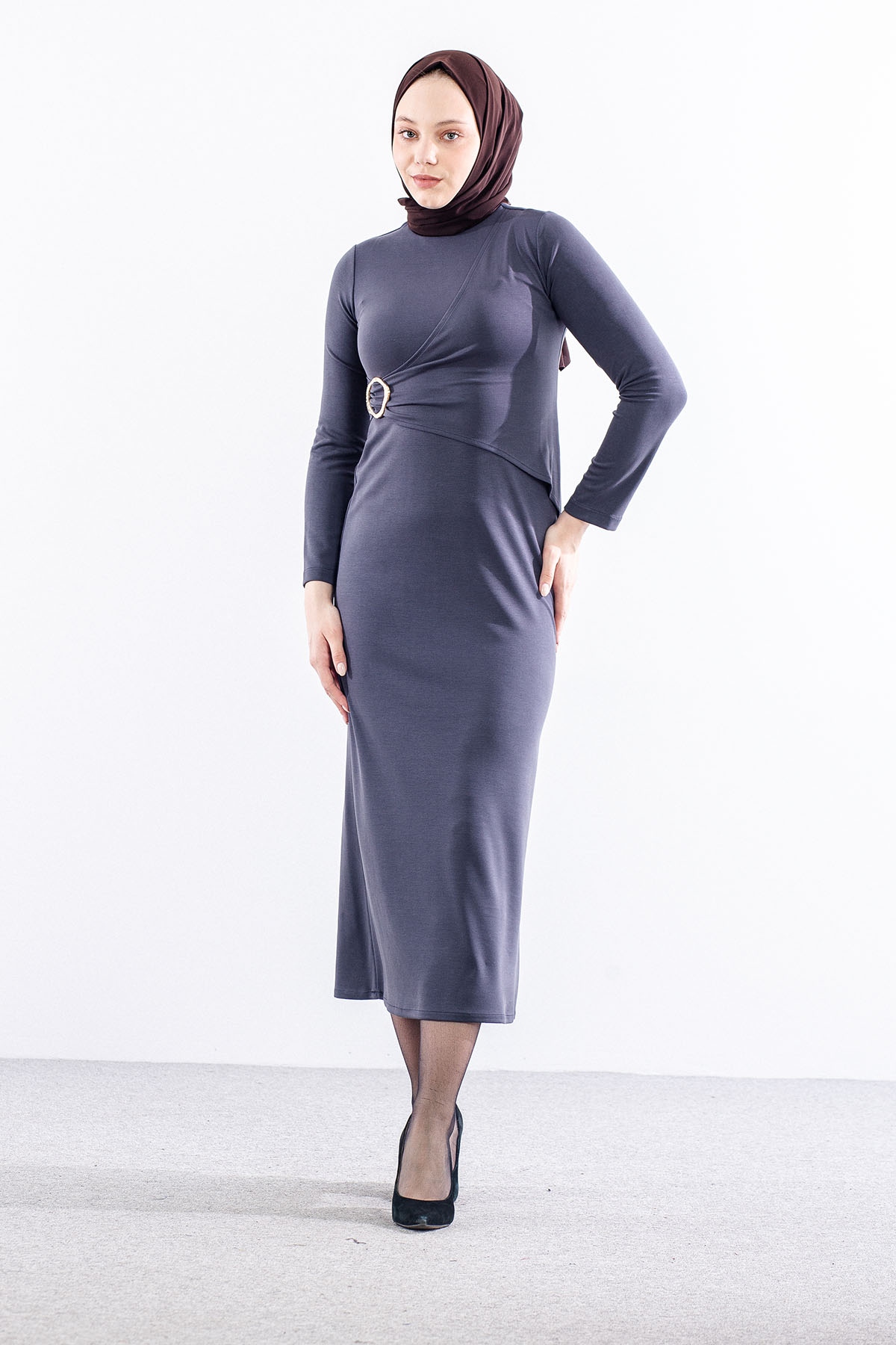 5972 Elbi̇se 38-44 Toka Detay - Antrasit - 1