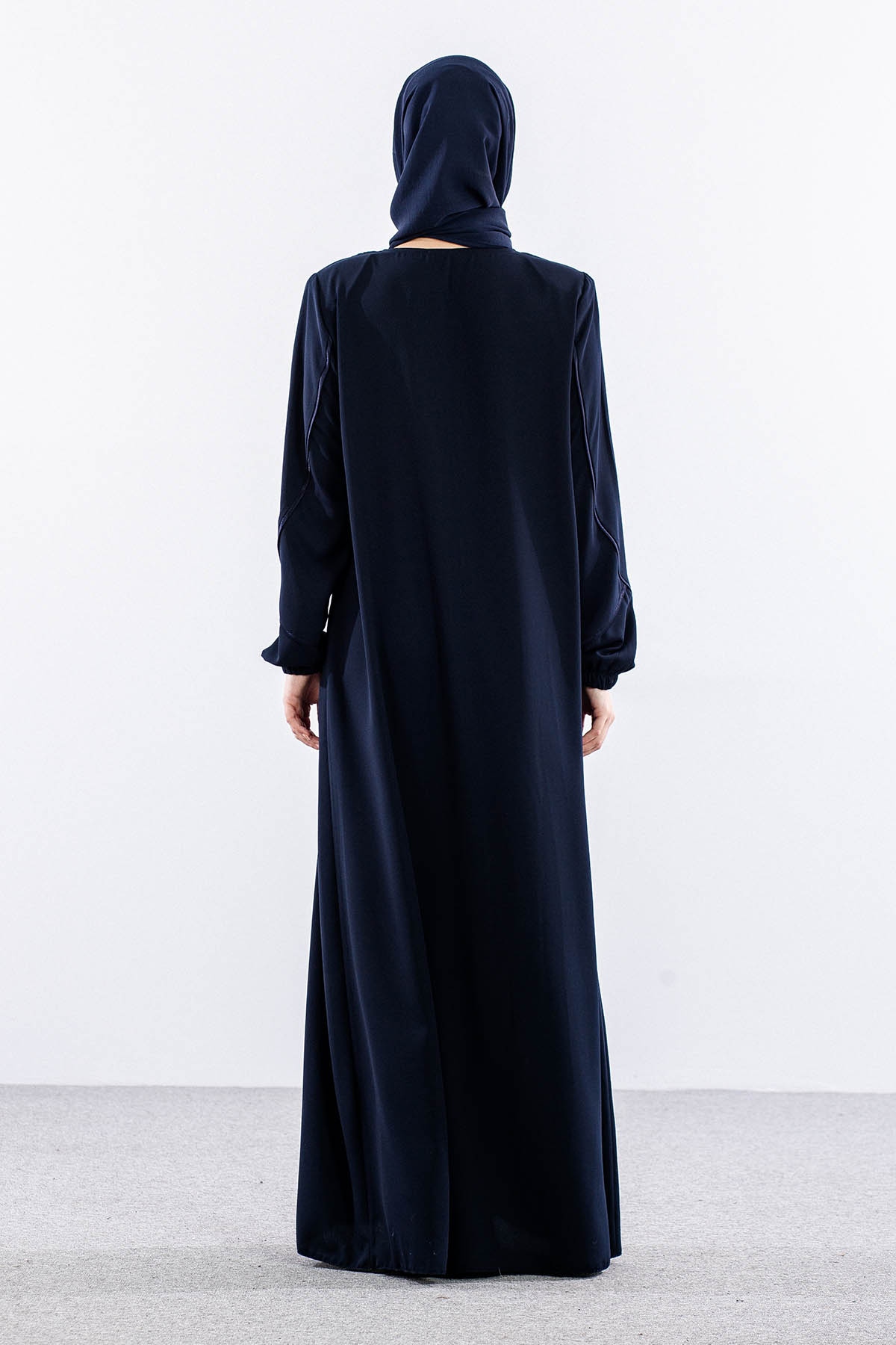 6011 Ferace 44-54 Biye Detay - Lacivert - 4