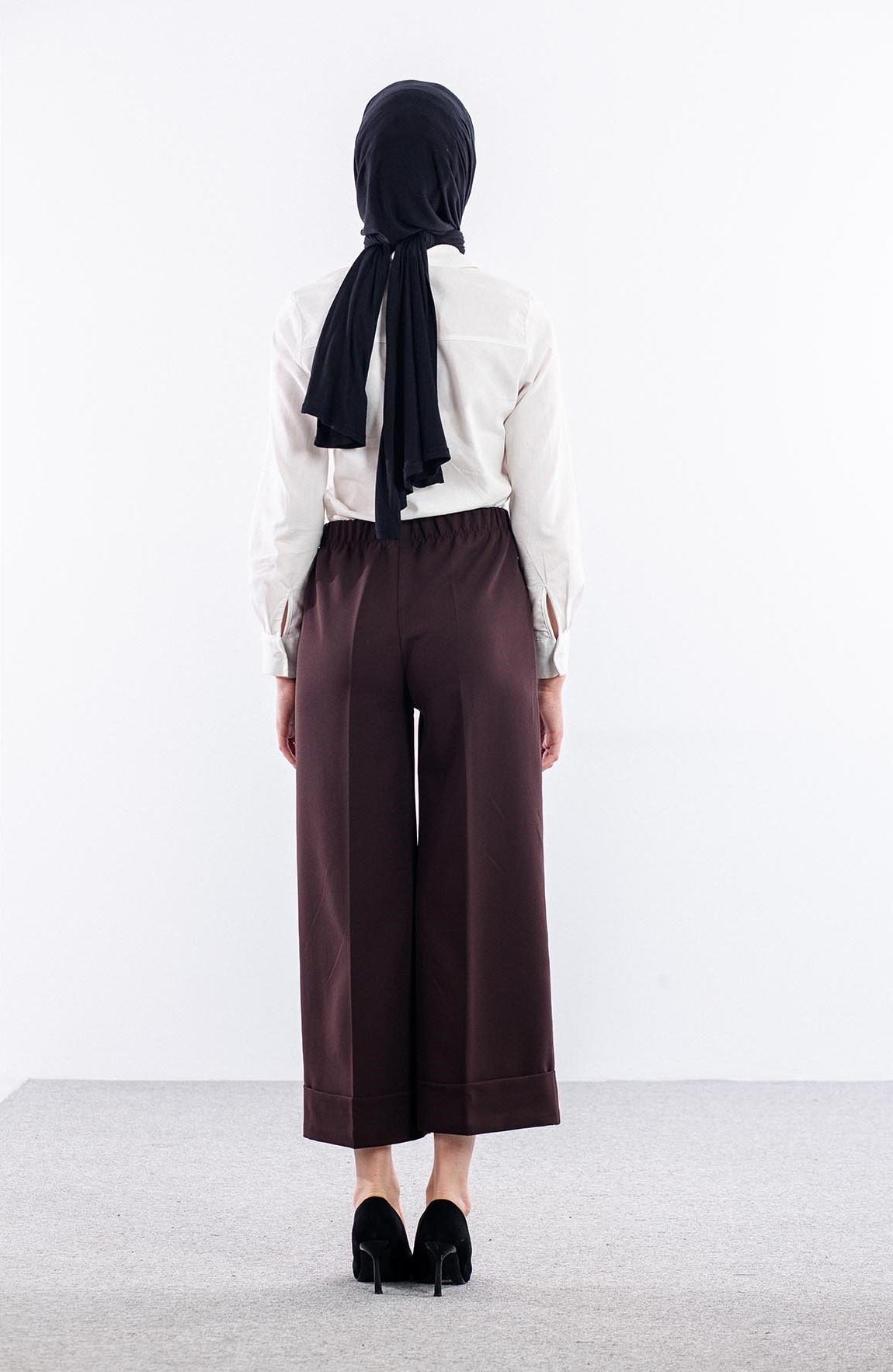 7107 Pantolon 38-50 Double Paca - Kahve - 3
