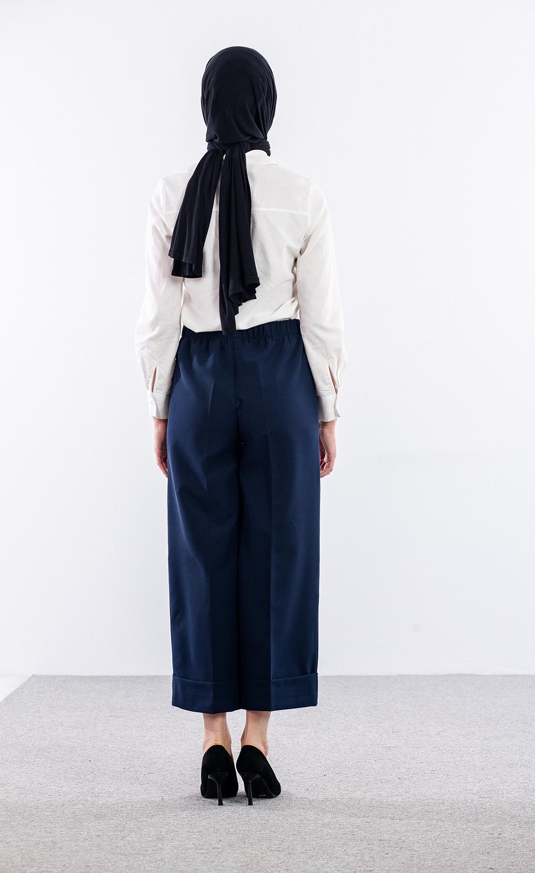 7107 Pantolon 38-50 Double Paca - Lacivert - 4
