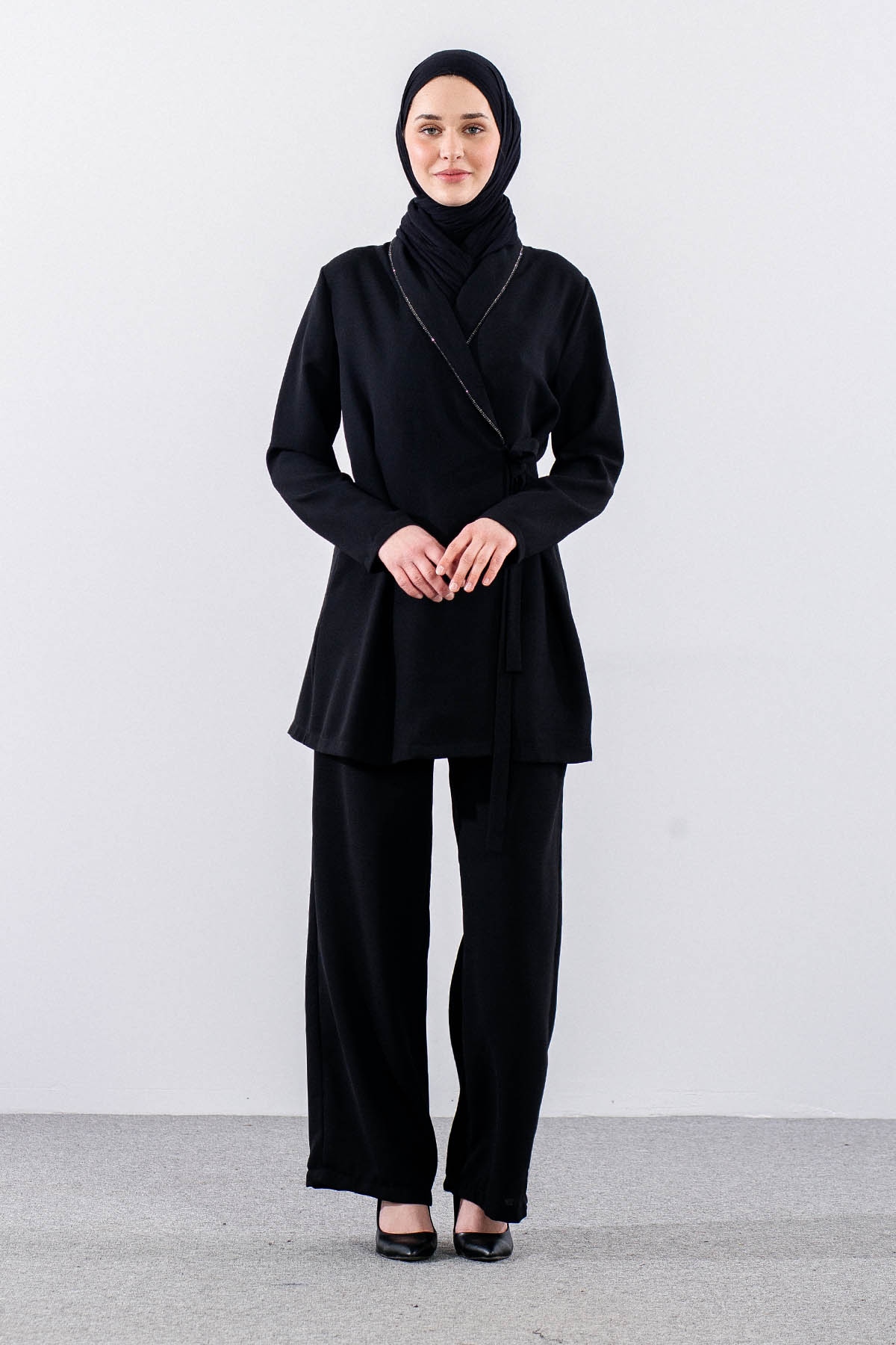 7558 Takim 40-48 Bağli - Siyah - 1