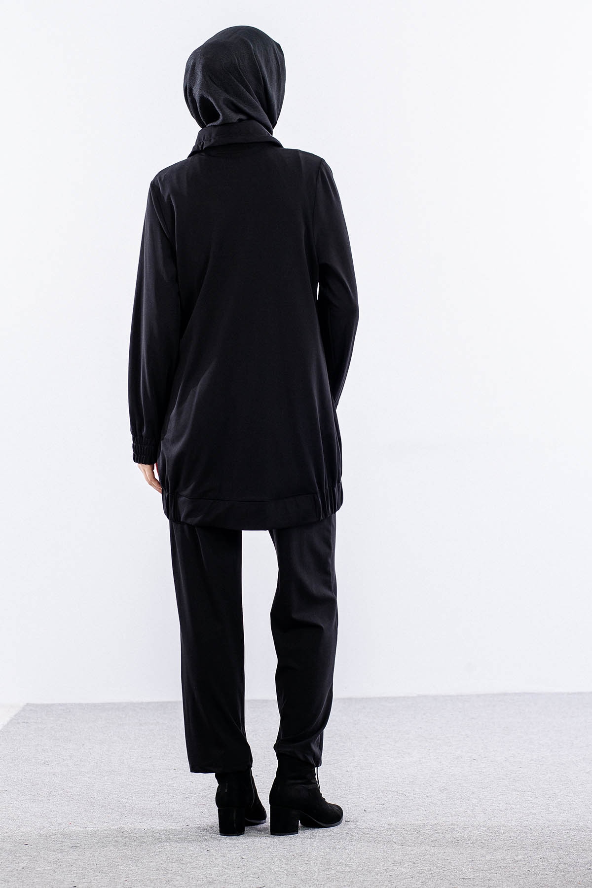 7713 Takim 38-46 Fermuar - Siyah - 5