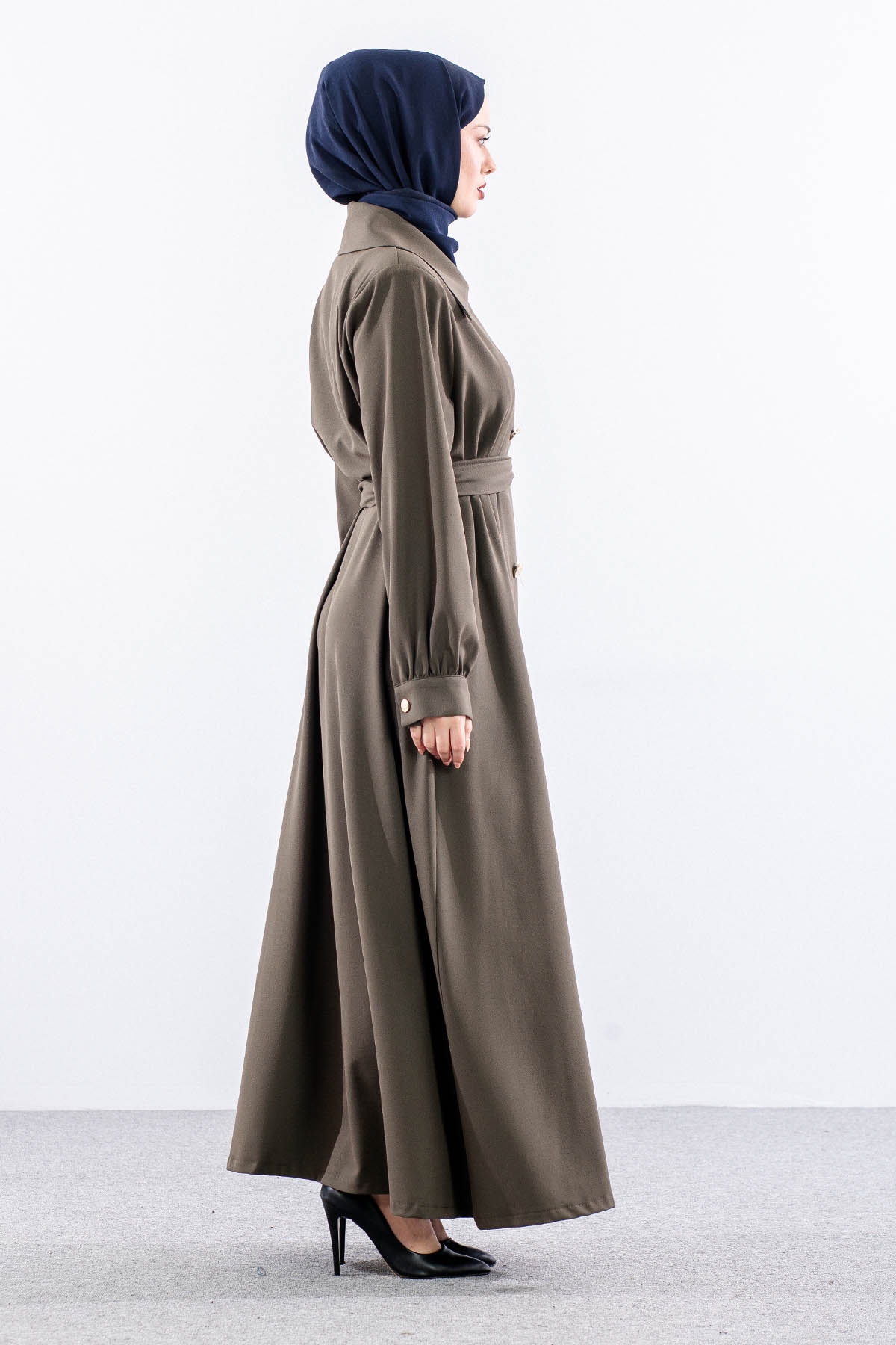 7728 Ferace 42-50 Cıft Dugme - Haki - 3