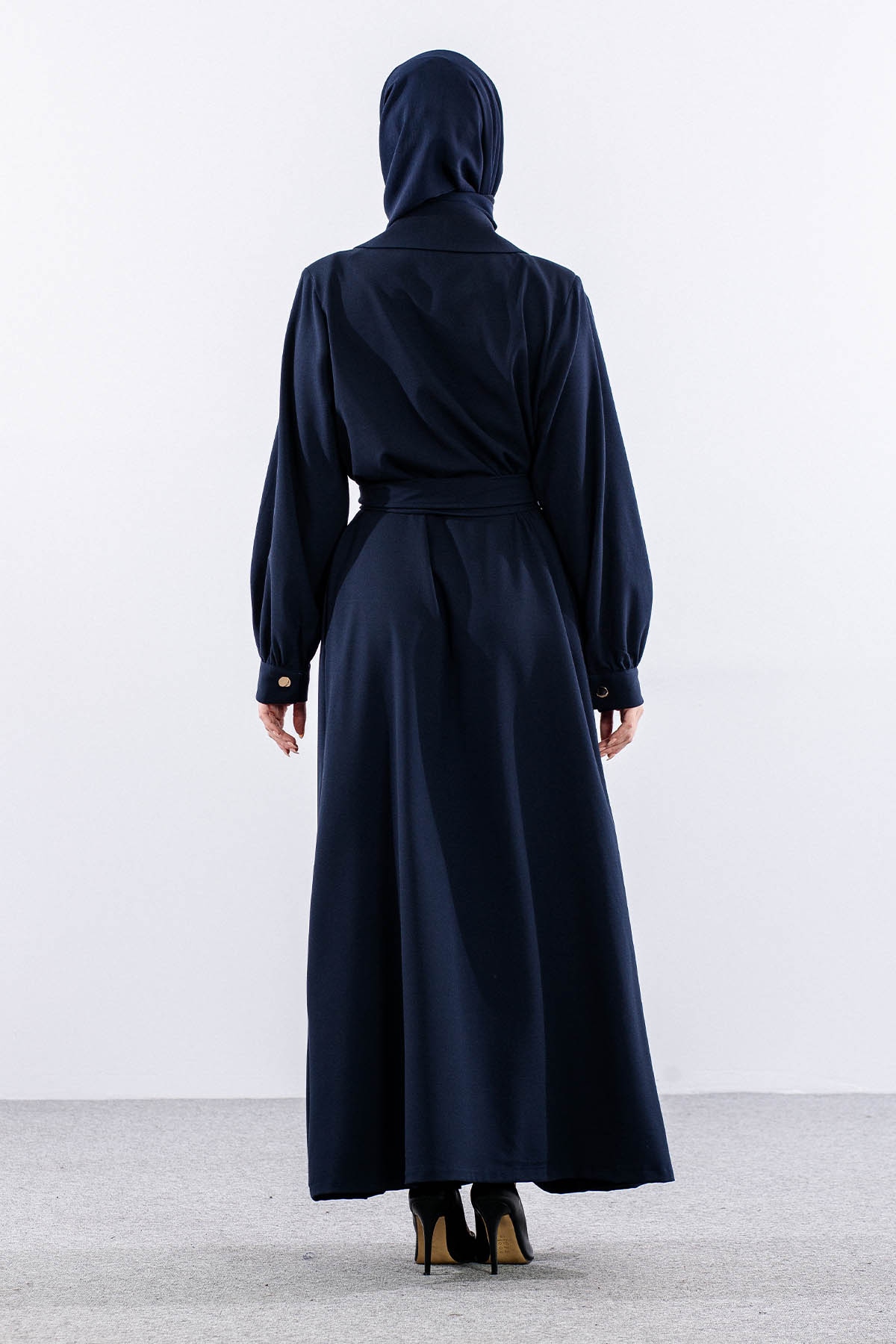 7728 Ferace 42-50 Cıft Dugme - Lacivert - 5