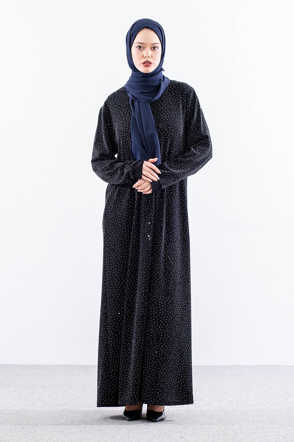 8422 Elbi̇se 3-4-5-6 Tas Detay - Siyah - 1