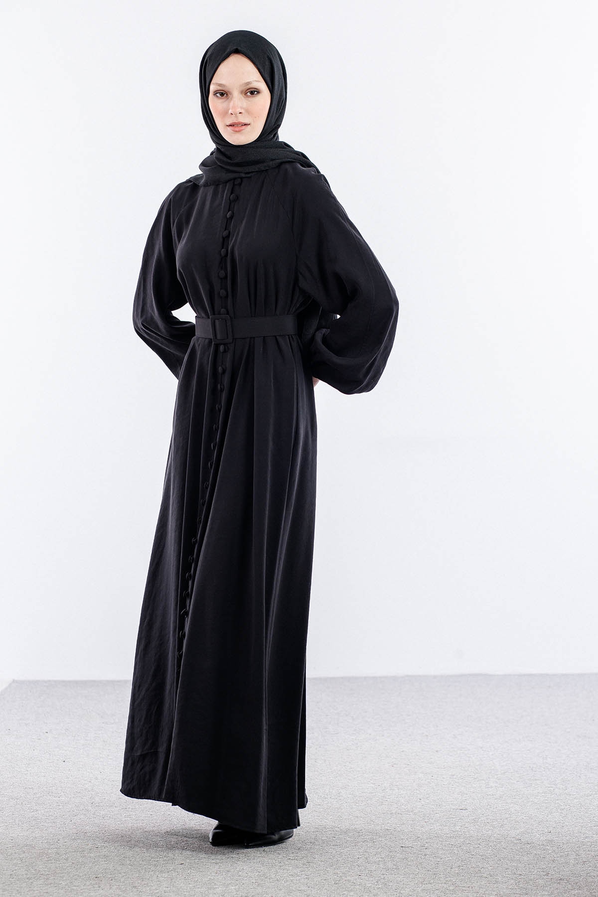 8658 Elbi̇se 38-44 Biritli Model - Siyah - 1