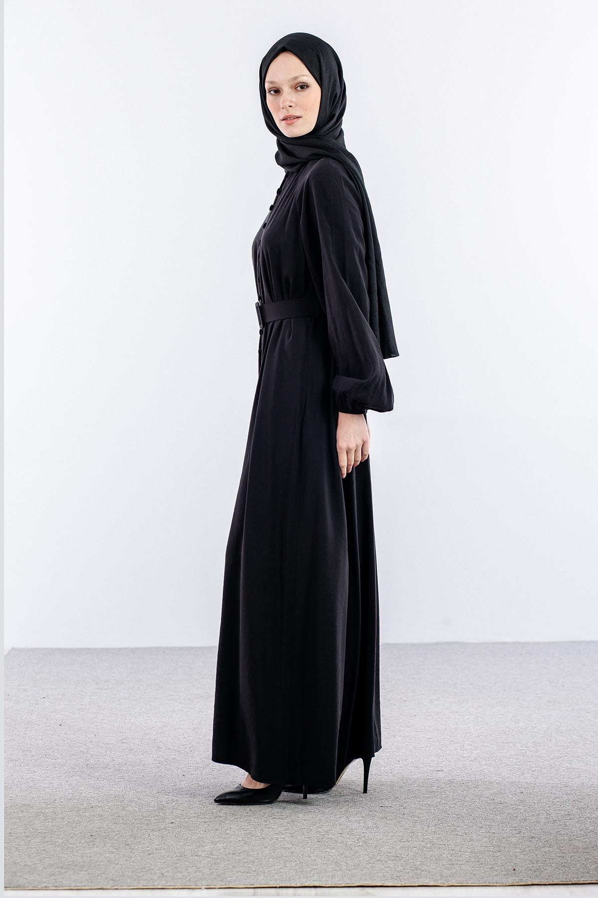 8658 Elbi̇se 38-44 Biritli Model - Siyah - 3