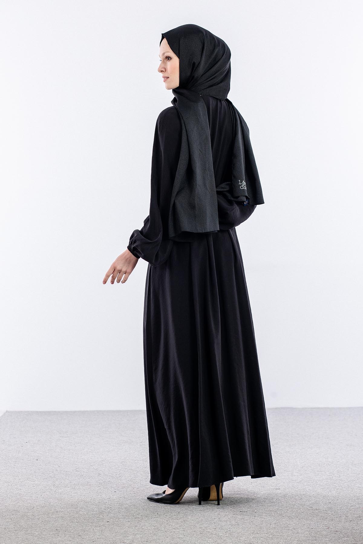 8658 Elbi̇se 38-44 Biritli Model - Siyah - 4