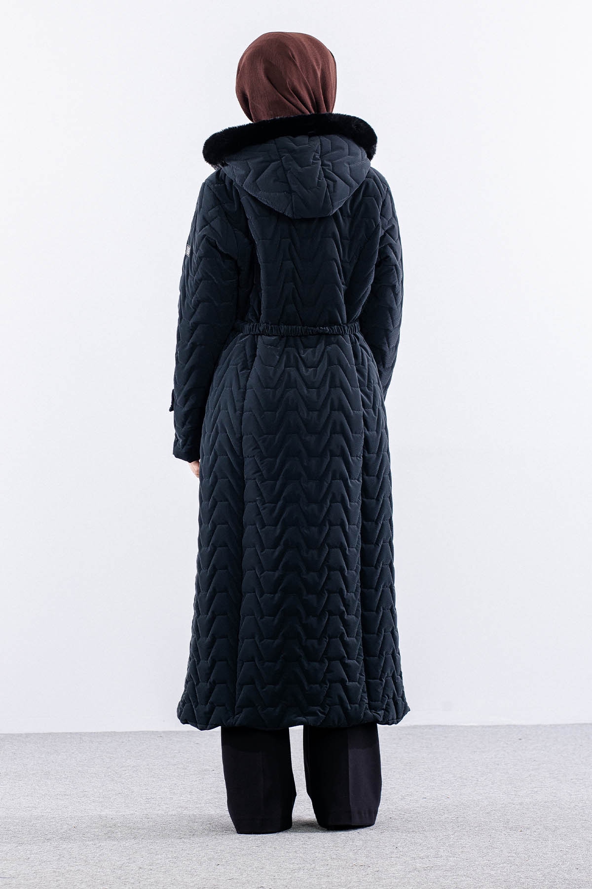 A-3171 Tamboy Kapitone Kaban 40-50 - Lacivert - 5