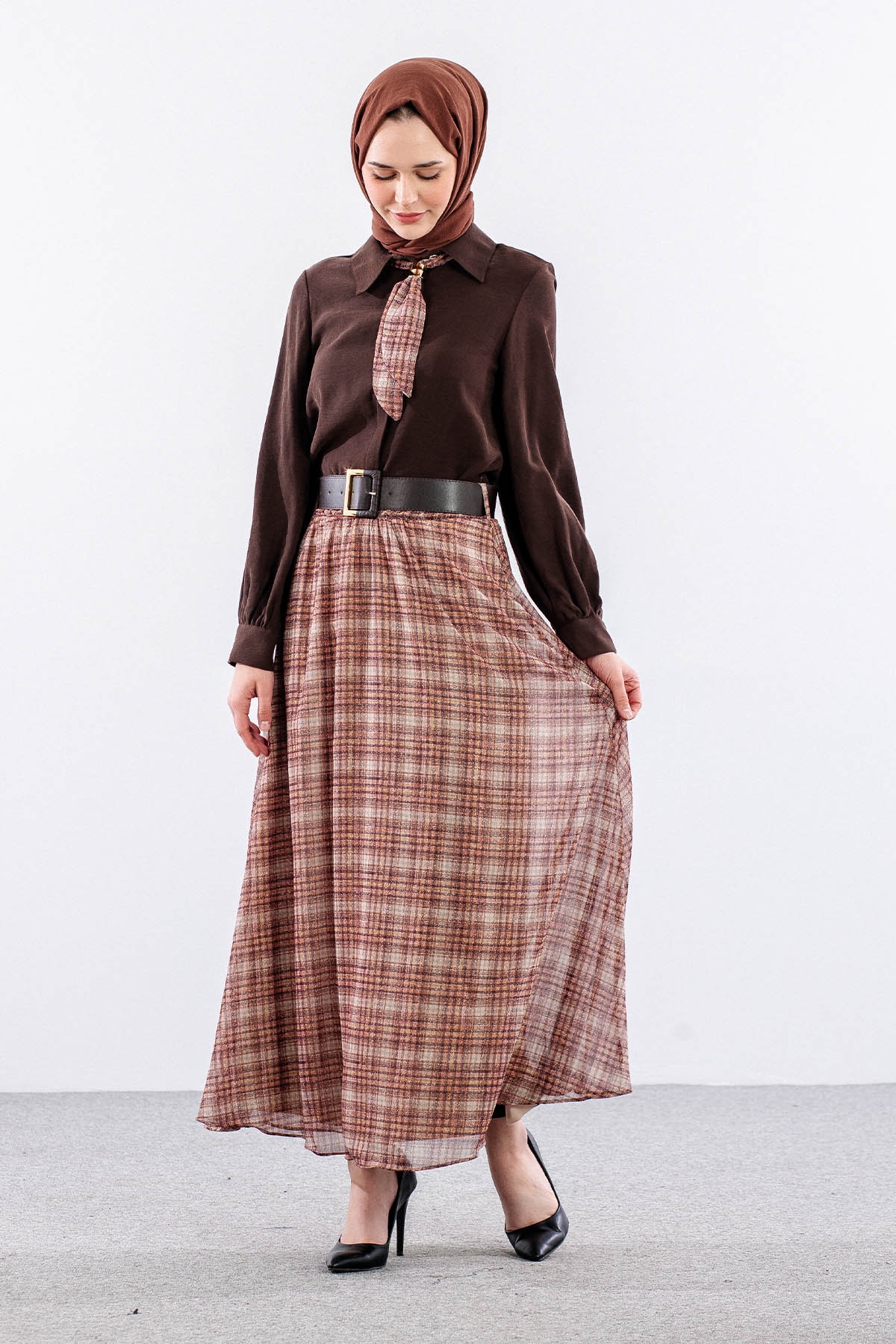 A7725 E.takim 38-44 Pitikare - Kahve - 2