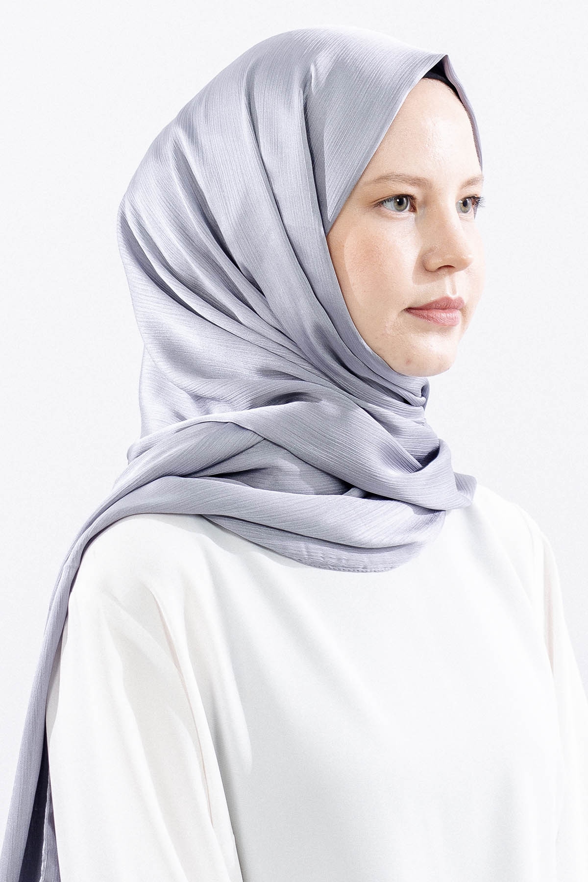 Fv Brillant şik şal - Gumus - 2