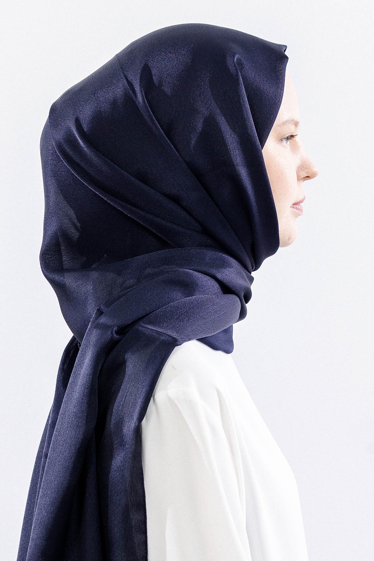 Fv Lux Janjan şal - Lacivert - 3