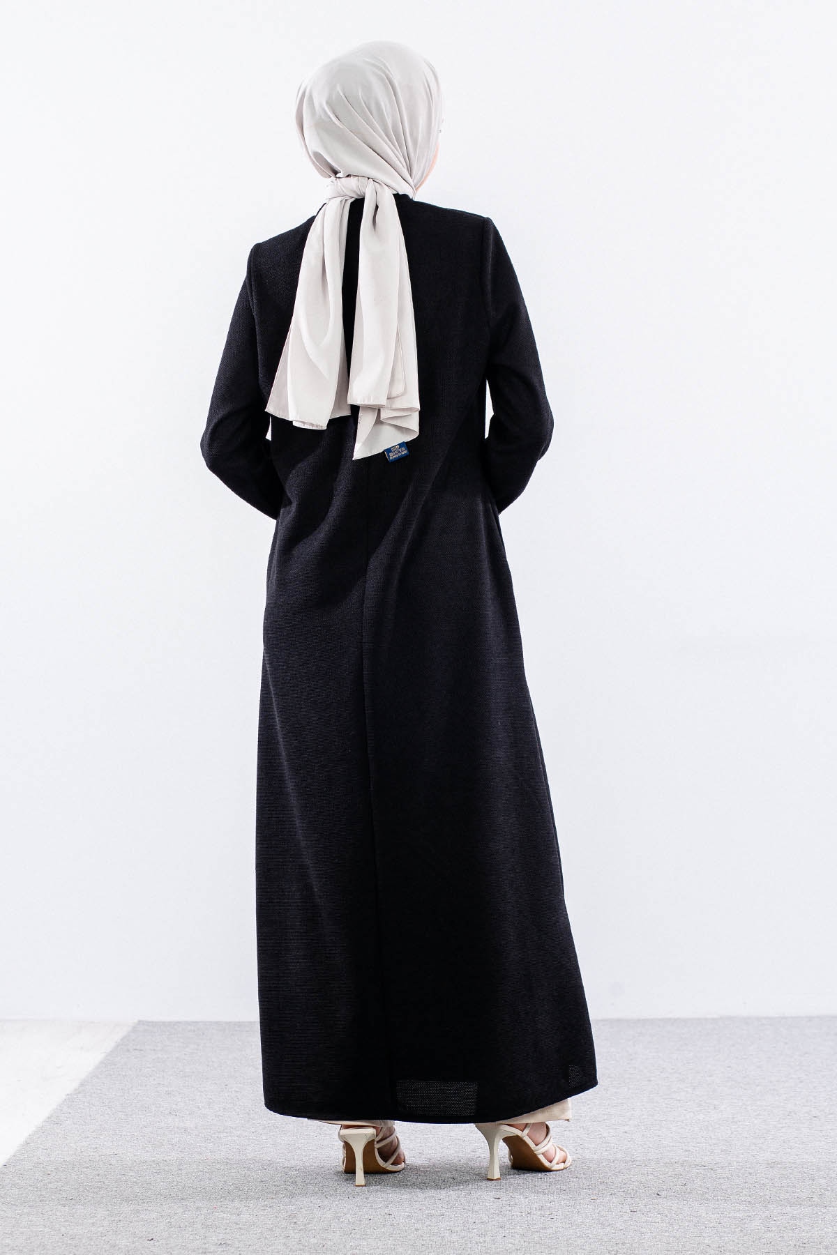 K2241 Ferace 42-52 şönil - Siyah - 5