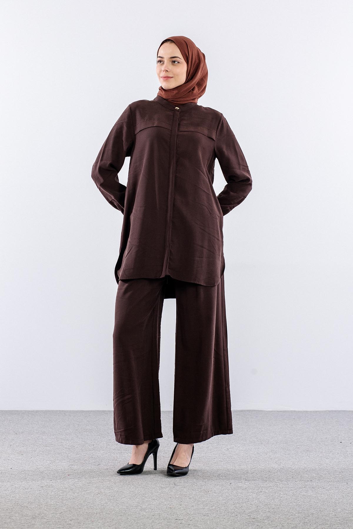 M7724 Takim 40-48 - Kahve - 1