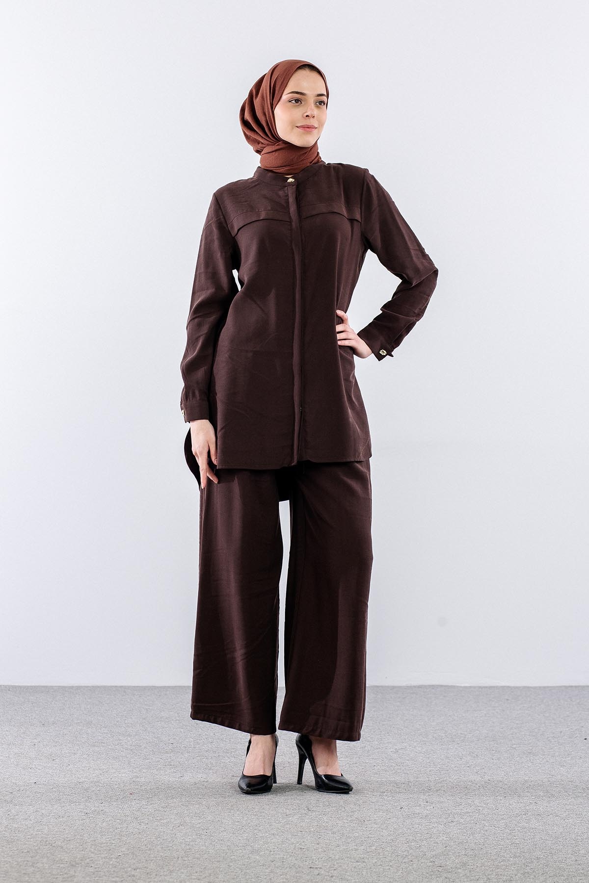 M7724 Takim 40-48 - Kahve - 4