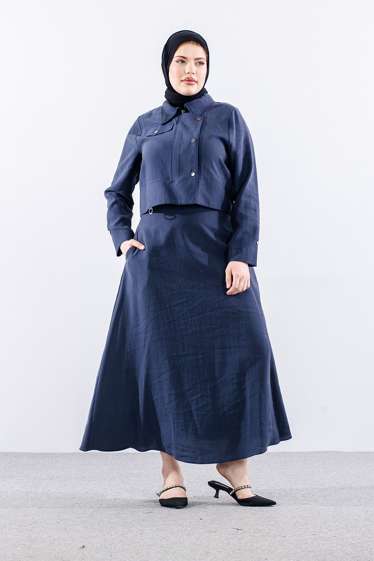 M7729 E.takim 40-48 çitçit Detay - Lacivert - 5