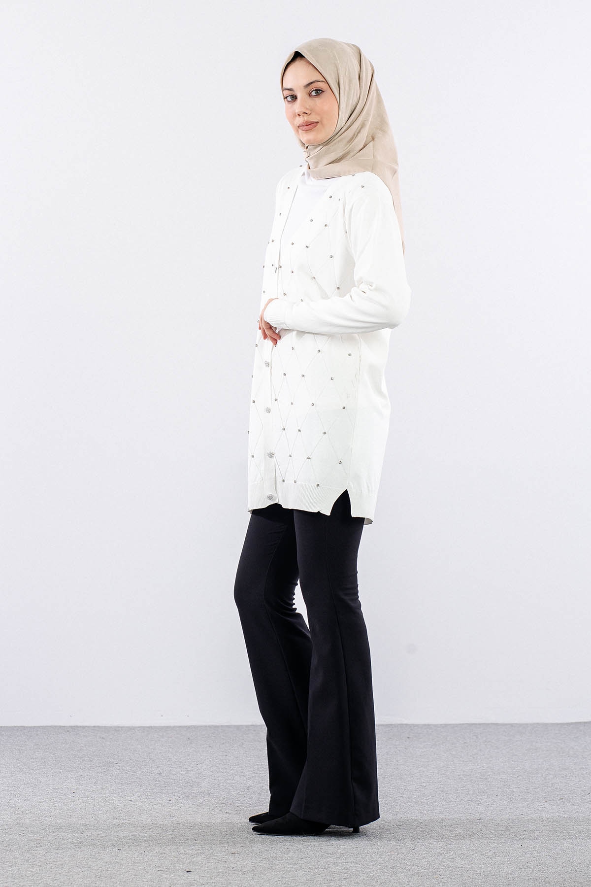 N5039 Hirka  Tek - Ekru - 3