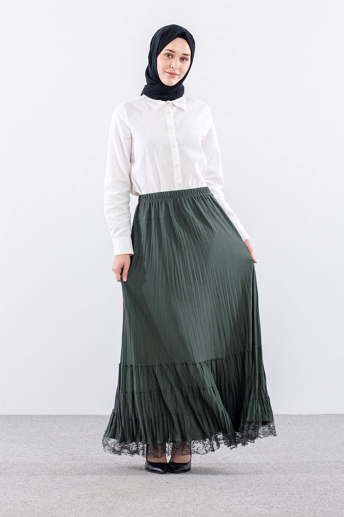 N8039 Etek 3-4-5-6 Etekucu 3 Katli - Haki - 3