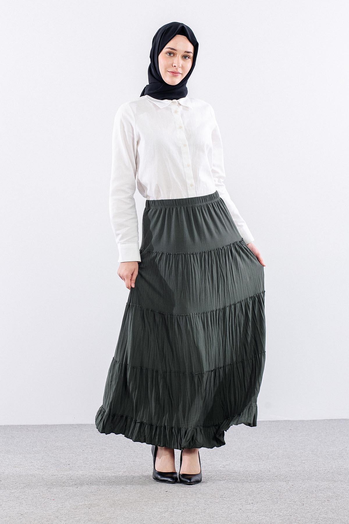 N8159 Etek 3-4-5-6-7 5 Parça - Haki - 3