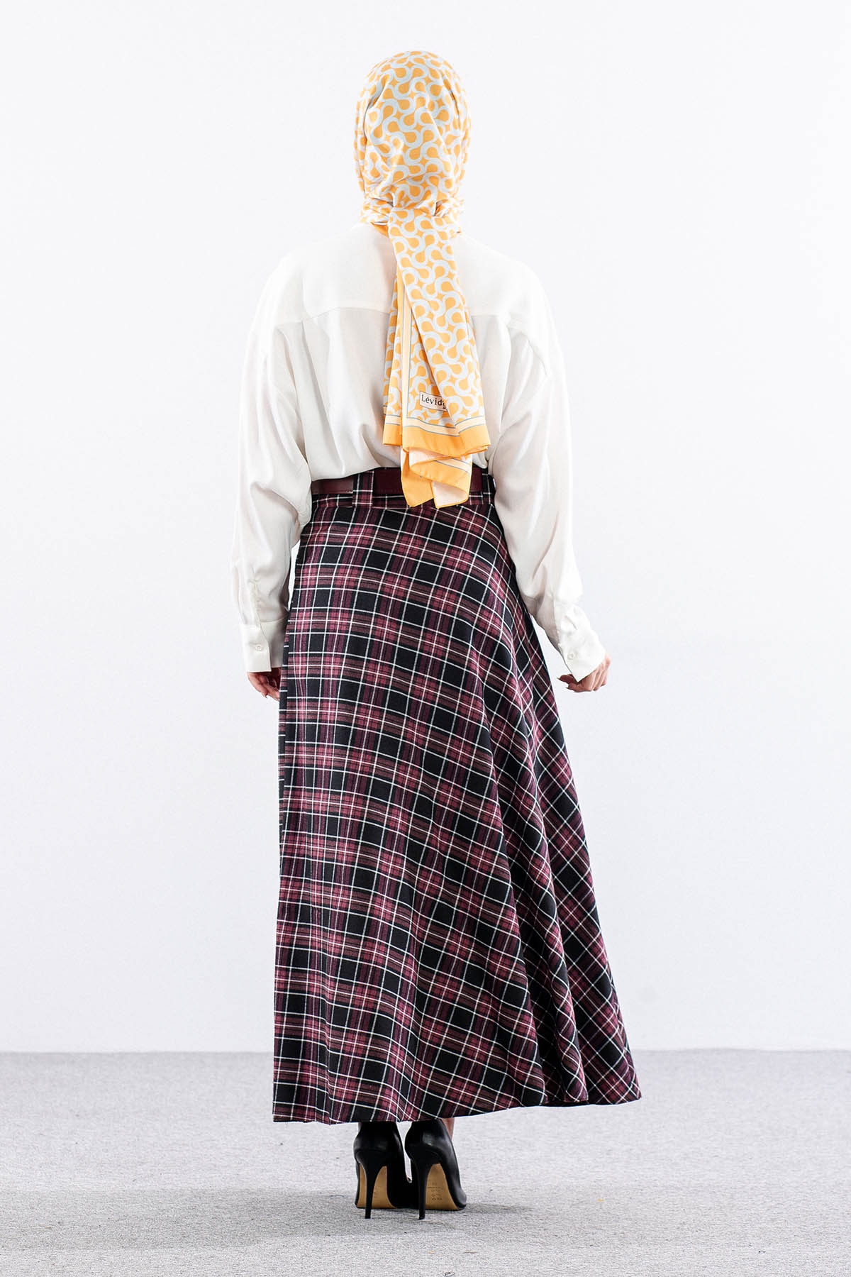 Pi̇ti̇kare Mevlana Etek 38-48 Klos - Bordo - 4